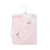Pink Hooded Bath Towel